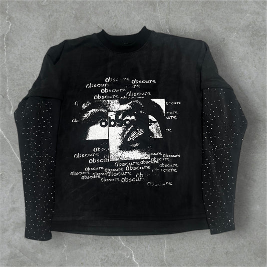 Black  “Lost” Longsleeve